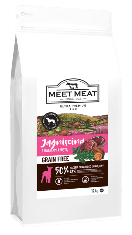 Grain Free Adult Lamb, Sweet Potatoes & Mint