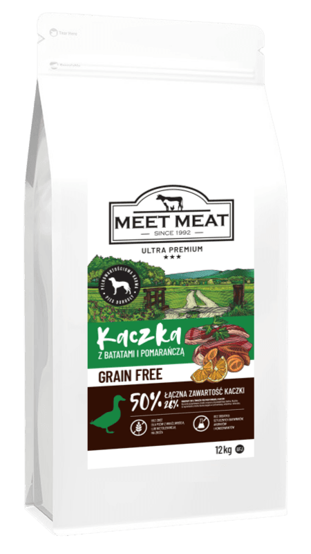 Grain Free Adult Duck, Sweet Potatoes & Orange