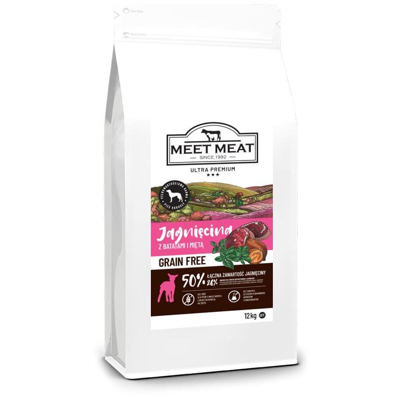 Grain Free Adult Lamb, Sweet Potatoes & Mint